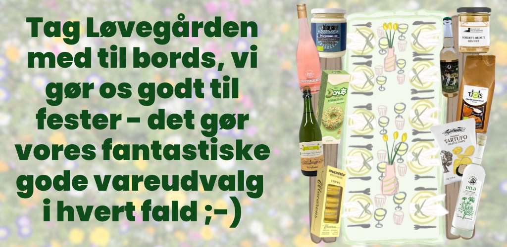 Hos Løvegården har vi et stort udvalg af glutenfri produkter til fest og store arrangementer