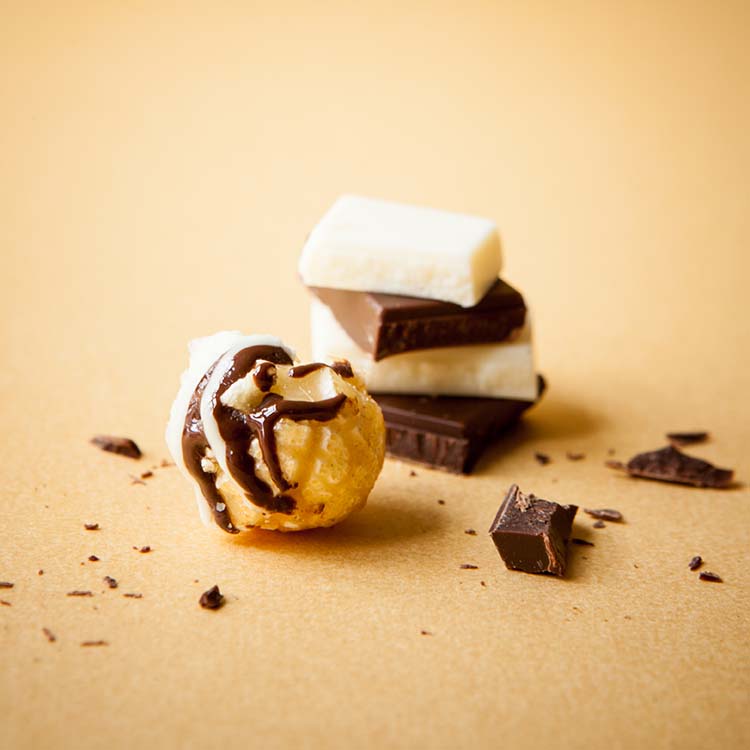 popcprn med belgisk chokolade - nocrap