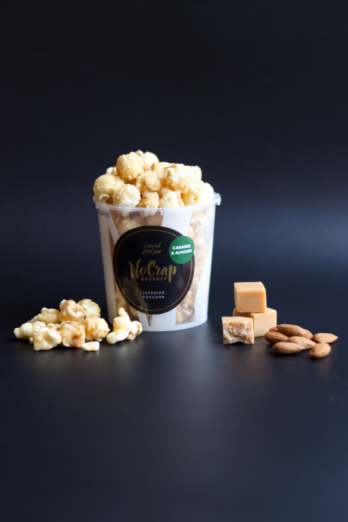 NoCrap karamel og mandler Popcorn karamel og mandel - no crap