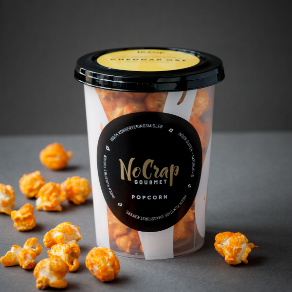popcorn med cheddar - nocrap