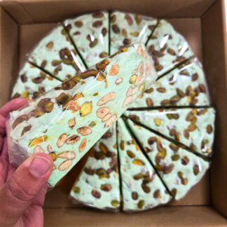 fransknougat_pistacie italienske torrone fransk nougat