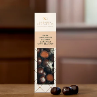 Saltkarameller med mørk chokolade - karamel kompagniet