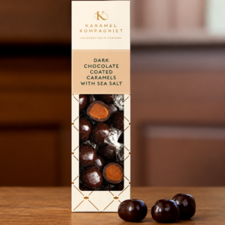 Saltkaramelkugler m/mørk chokolade – Karamel Kompagniet Saltkaramelkugler m/mørk chokolade - Karamel Kompagniet