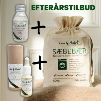efteraarstilbud_toejvask_saebebaer_loevegaarden efterårstilbud med care by nature