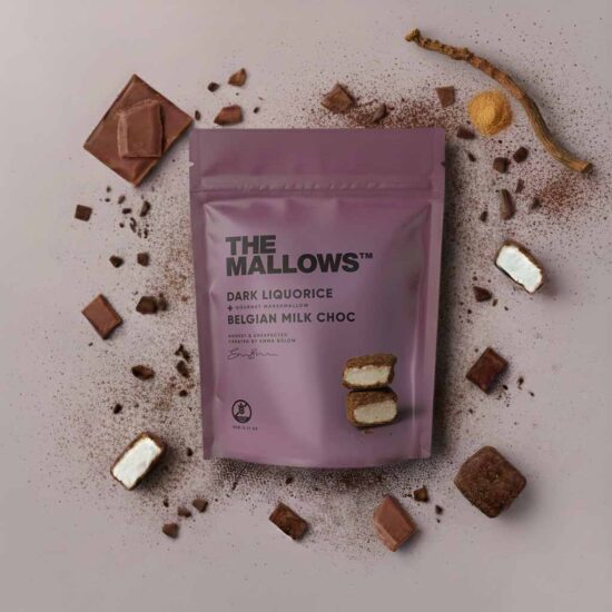 Skumfiduser med lakrids og belgisk mælkechokolade – the mallows – glutenfri Skumfiduser med lakrids og belgisk mælkechokolade - the mallows - glutenfri