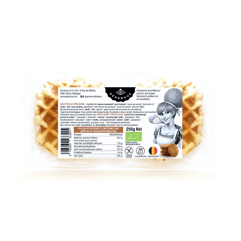 Belgisk vaffel med speculoos – generous – glutenfri Belgisk vaffel med speculoos - generous - glutenfri