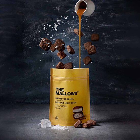 Skumfiduser med saltkaramel og belgisk mælkechokolade – the mallows – glutenfri Skumfiduser med saltkaramel og belgisk mælkechokolade - the mallows - glutenfri