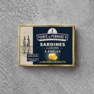 Sardiner med kærnet smør - pointe de penchmarc´h - grøndal